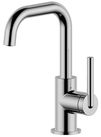 Concorde Single Handle Single-Hole Bathroom Faucet with Drain in Chrome