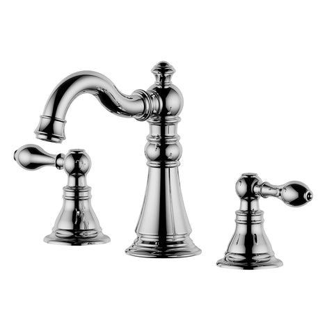 Bagneux Traditional 8 in. Widespread Bathroom Faucet in Chrome - MFF-BGW8-CP