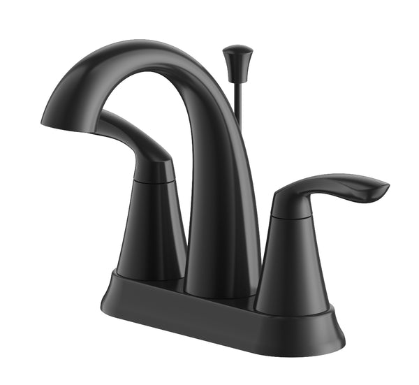Arts et Metiers 4 Inch Centerset Bathroom Faucet in Matte Black MFFA