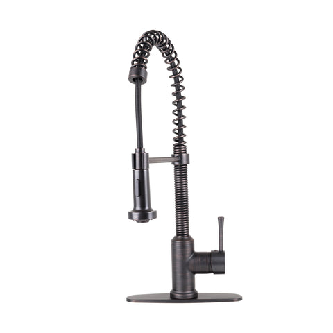 Fontaine by Italia Residential 1 or 3 Hole Pull-Down Kitchen Spring Faucet in Oil Rubbed Bronze