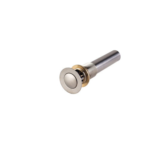1.25 in. Standard Bathroom Sink Pop-Up Drain Assembly with Overflow in Brushed Nickel- 38F-BN