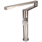 S-Series Deck-Mounted Single-Handle, Single-Hole Kitchen Pot Filler in Real Stainless Steel