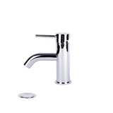 ITA-30.352- Italia Single Handle Single Hole Euro Bathroom Faucet in Chrome