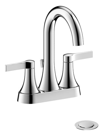Fontaine Varenne 4 in. Centerset Bathroom Faucet in Chrome