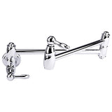 Traditional Wall-Mount Pot Filler in Chrome