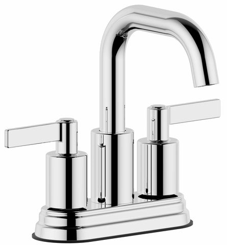 Concorde 4 inch Centerset Bathroom Faucet with Plastic Drain in Chrome