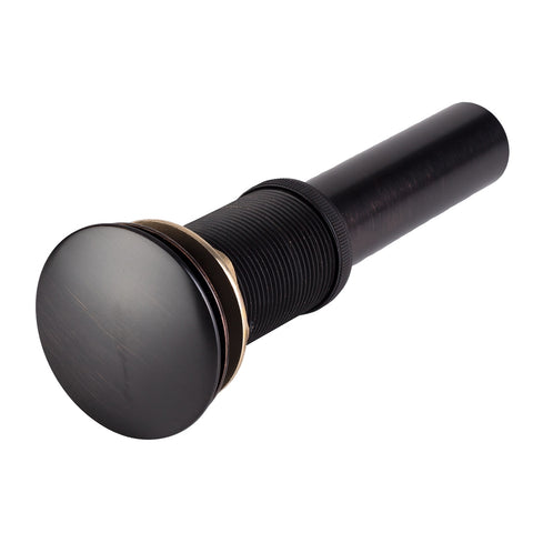 1.75 in. Push Pop-up Vessel Sink Drain without Overflow in Oil Rubbed Bronze- 40N-ORB