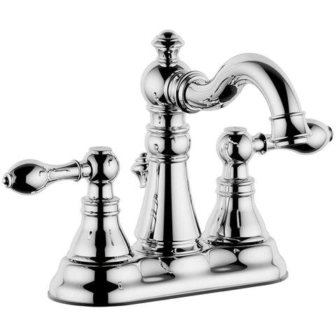 Bagneux Traditional 4 in. Centerset Bathroom Faucet in Chrome - MFF-BGC4-CP