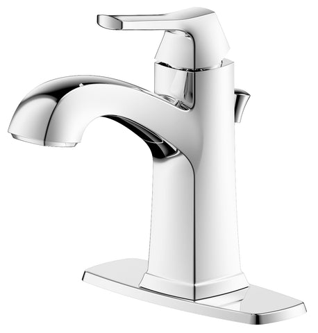 Fontaine by Italia Opéra Single Handle 1 or 3 hole Centerset Bathroom Faucet in Chrome