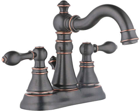 Bagneux Traditional 4 in. Centerset Bathroom Faucet in Oil Rubbed Bronze - MFF-BGC4-ORB